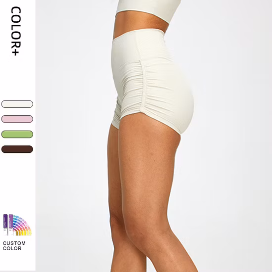 Оптовая OEM/ODM Женская Тренировка На Заказ Спортивная Одежда Активный Спорт Бег Фитнес Йога Велосипед Велоспорт Тренировки Спортивные Шорты с Карманами